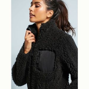 Cynthia Rowley fuzzy fleece jacket